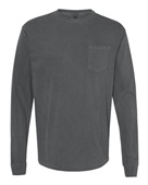 Comfort Colors Adult Heavyweight RS Long-Sleeve Pocket T-Shirt C4410 PEPPER Pocket